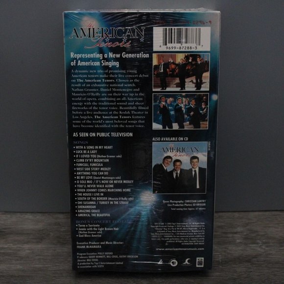 The American Tenors VHS 2003 PBS Odyssey Sealed - Picture 2 of 6